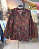 کت لینن طرح‌دار وارداتی کد 1250 - Image 4