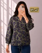 کت لینن طرح‌دار وارداتی کد 1250 - Image 10