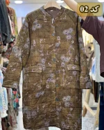 کت لینن کره ای زمستانه وارداتی کد 1307 - Image 3