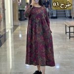 پیراهن‌ لینن وارداتی کد 357